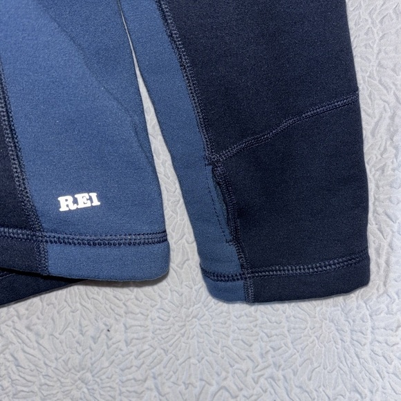 REI Performance 1/4 Zip Pullover OXT Long Sleeve Thumb Holes Fleece Sweatshirt - Picture 2 of 9